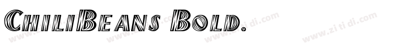 ChiliBeans Bold字体转换 ChiliBeans Bold字体转换